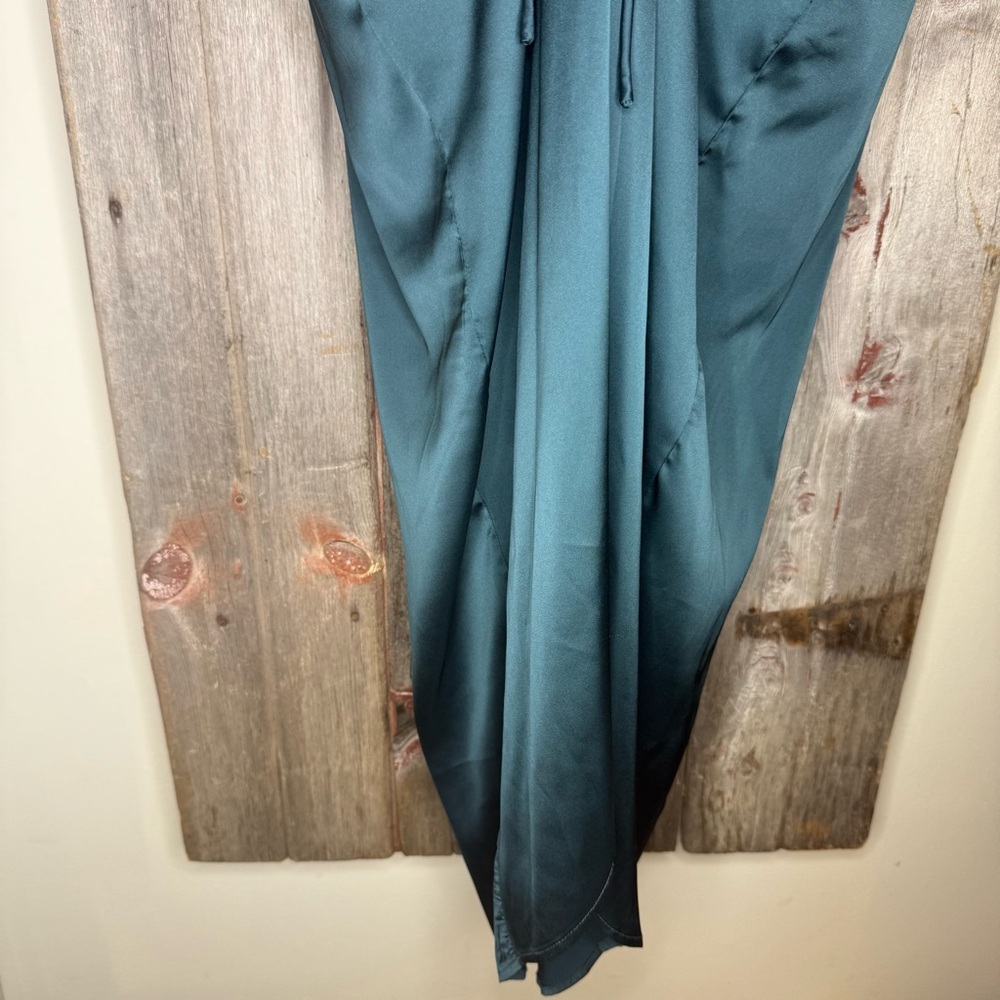 ELAN Nayeli Slouchy Maxi Dress In Dark Teal size Small - Picture 4 of 12